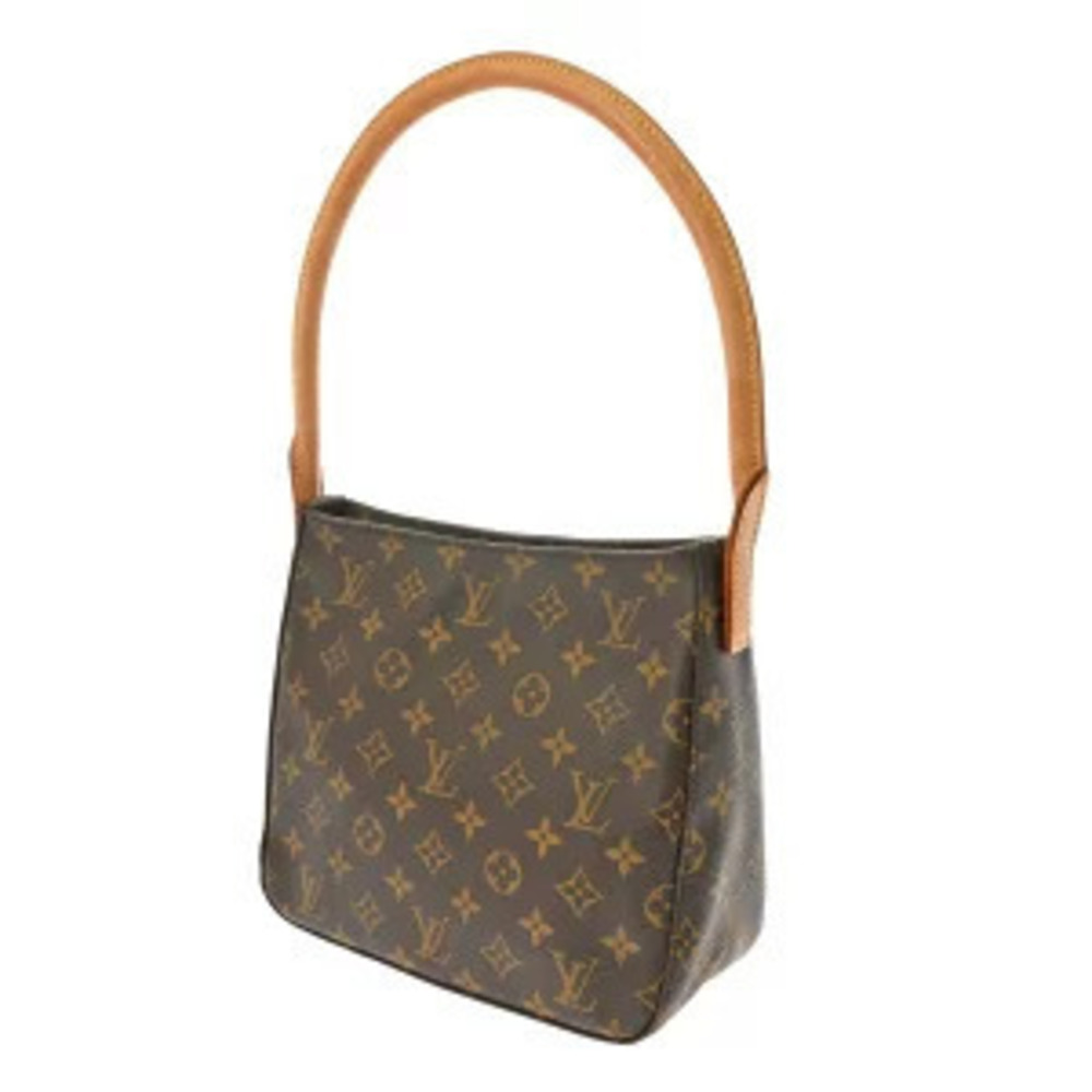 Louis Vuitton Brown Bag Monogram Canvas Looping Shoulder
